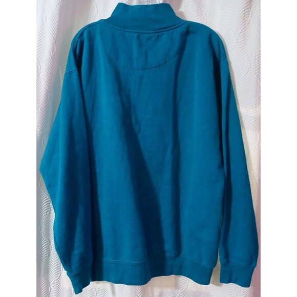 Niagara Falls Men's 1/4 Zip Fleece Sweatshirt Blue Size XL Embroidered - Picture 2 of 8
